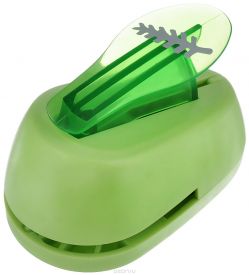 Дырокол фигурный Hobbyboom "Папоротник", цвет: салатовый, №22, 2,5 см