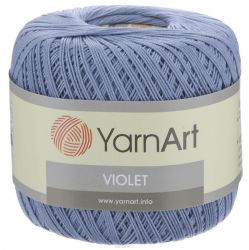 Пряжа для вязания YarnArt "Violet", цвет: светло-синий (0058), 282 м, 50 г, 6 шт