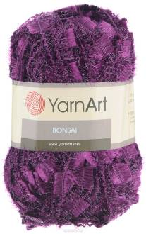 Пряжа для вязания YarnArt "Bonsai", цвет: фиолетовый (411), 100 м, 100 г, 5 шт