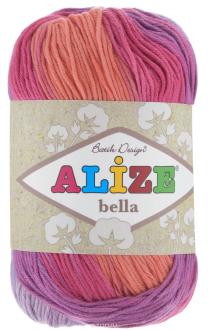 Пряжа для вязания Alize "Bella Batik", цвет: коралловый, розовый, фиолетовый (4595), 180 м, 50 г, 5 шт