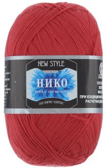 Пряжа для вязания Камтекс "Нико", цвет: красный (046), 500 м, 100 г, 10 шт