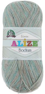 Пряжа для вязания Alize "Bodrum", цвет: бежево-зеленый (51404), 280 м, 100 г, 5 шт