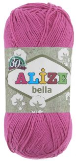 Пряжа для вязания Alize "Bella", цвет: ярко-розовый (489), 180 м, 50 г, 5 шт