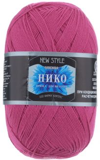 Пряжа для вязания Камтекс "Нико", цвет: малина (053), 500 м, 100 г, 10 шт