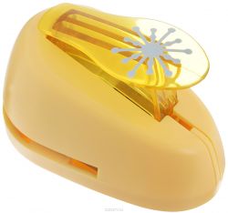 Дырокол фигурный Hobbyboom "Тычинки", №276, цвет: оранжевый, 2,5 см