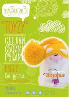 Toyzy Набор по вязанию Кот Грустик