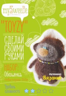 Toyzy Набор по вязанию Обезьянка