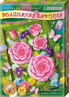 Клевер Набор для создания картины Пышные розы