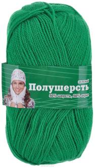 Пряжа для вязания Астра "Mix Wool", цвет: зеленый, 250 м, 100 г, 3 шт