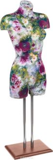 Манекен демонстрационный Royal Dress forms "Spencer", с подставкой, женский, цвет: зеленый, фиолетовый. Размер 42/44