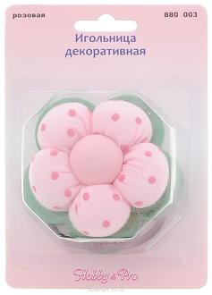 Игольница декоративная "Hobby&Pro", цвет: розовый, зеленый. 7708564
