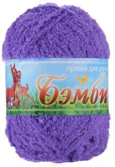 Пряжа для вязания Nazar "Бэмби", цвет: фиолетовый (2657), 142 м, 50 г, 10 шт