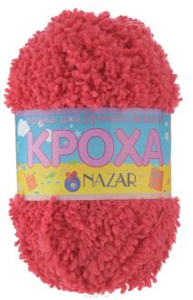 Пряжа для вязания детская Nazar "Кроха", цвет: красный (2732), 75 м, 50 г, 10 шт