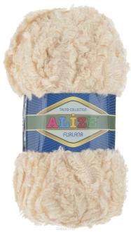 Пряжа для вязания Alize "Furlana", цвет: светло-бежевый (680), 40 м, 100 г, 5 шт