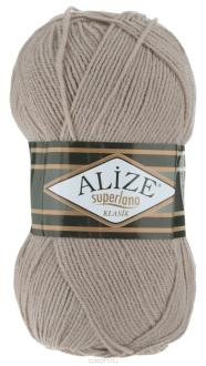 Пряжа для вязания Alize "Superlana Klasik", цвет: норка (541), 280 м, 100 г, 5 шт