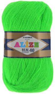 Пряжа для вязания Alize "Angora Real", цвет: салатовый (551), 480 м, 100 г, 5 шт