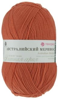 Пряжа для вязания Пехорка "Австралийский меринос", цвет: календула (79), 400 м, 100 г, 5 шт