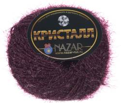 Пряжа для вязания Nazar "Кристалл", цвет: темно-вишневый (120), 125 м, 50 г, 10 шт