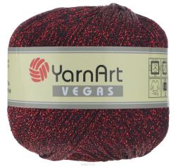 Пряжа для вязания YarnArt "Vegas", цвет: красный, черный (50), 150 м, 50 г, 4 шт