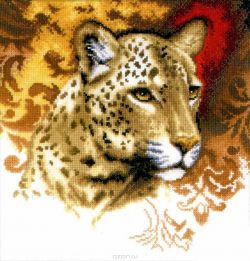 Набор для вышивания крестом Lanarte "Eyes of Amber", 26 х 28 см