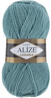 Пряжа для вязания Alize "Lanagold", цвет: лазурный (386), 240 м, 100 г, 5 шт