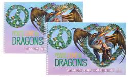 Action! Набор альбомов для рисования Dragons 40 листов 2 шт
