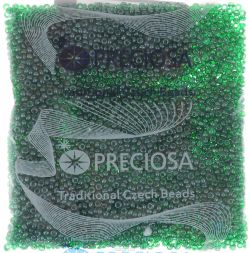 Бисер Preciosa "Ассорти", непрозрачный, цвет: зеленый (11), 50 г. 163142