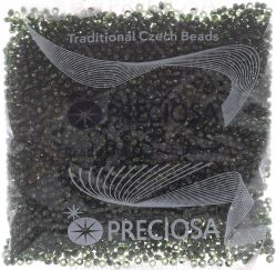 Бисер Preciosa "Ассорти", непрозрачный, цвет: темно-зеленый (06), 50 г. 163142