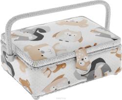 Шкатулка для рукоделия RTO "Зверята", с игрушкой, 24 х 16 х 11,5 см