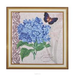 Канва для вышивания бисером Hobby&Pro "Гортензия", 25 x25 см