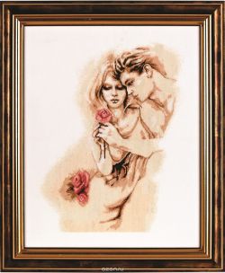 Набор для вышивания крестом Alisena "Нежность", 25 x 34 см