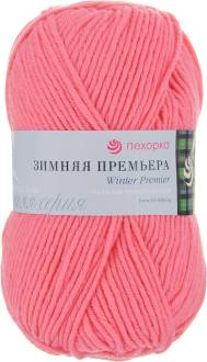 Пряжа для вязания Пехорка "Зимняя премьера", цвет: ярко-розовый (11), 150 м, 100 г, 10 шт