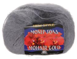 Пряжа для вязания Камтекс "Мохер голд", цвет: серый (169), 250 м, 50 г, 10 шт