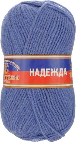 Пряжа для вязания Камтекс "Надежда", цвет: джинса (022), 220 м, 100 г, 10 шт