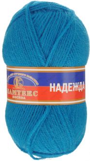 Пряжа для вязания Камтекс "Надежда", цвет: бирюза (024), 220 м, 100 г, 10 шт