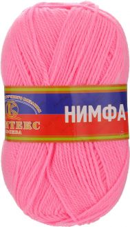 Пряжа для вязания Камтекс "Нимфа", цвет: ярко-розовый (054), 300 м, 100 г, 10 шт