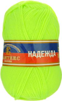Пряжа для вязания Камтекс "Надежда", цвет: саталотвый неон (236), 220 м, 100 г, 10 шт