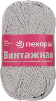 Пряжа для вязания Пехорка "Винтажная", цвет: светло-серый (08), 240 м, 100 г, 5 шт