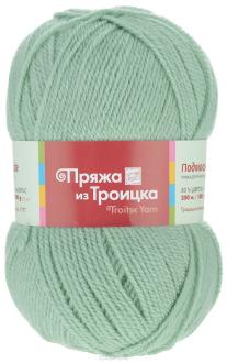 Пряжа для вязания "Подмосковная", цвет: зеленое яблоко (0585), 250 м, 100 г, 10 шт