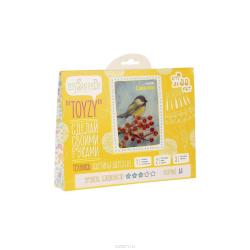 Картина шерстью Toyzy "Синичка", 29,7 см х 21 см. TZ-P022