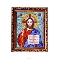 Алмазная мозаика Преобрана "Спаситель", 28 см х 22 см. 0052