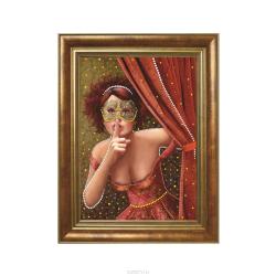 Алмазная мозаика Преобрана "Маскарад", 28 х 38 см. 0107