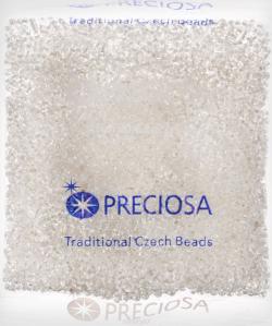 Бисер Preciosa "Ассорти", с серебристой серединой, цвет: серебро (01), 10/0, 50 г