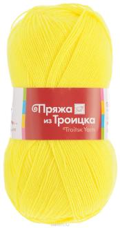 Пряжа для вязания "Пчелка", цвет: холодный желтый (0120), 500 м, 100 г, 10 шт