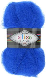 Пряжа для вязания Alize "Mohair Classik New", цвет: синий (141), 200 м, 100 г, 5 шт