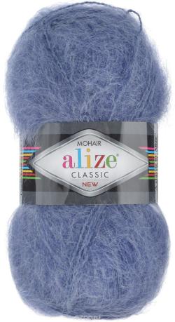 Пряжа для вязания Alize "Mohair Classik New", цвет: джинсовый (411), 200 м, 100 г, 5 шт