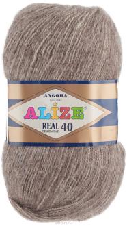 Пряжа для вязания Alize "Angora Real", цвет: кирпичный (553), 480 м, 100 г, 5 шт