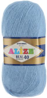 Пряжа для вязания Alize "Angora Real", цвет: серо-голубой (342), 480 м, 100 г, 5 шт