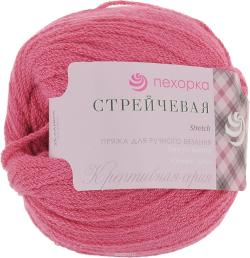 Пряжа для вязания Пехорка "Стрейчевая", цвет: азалия (93), 250 м, 50 г, 10 шт
