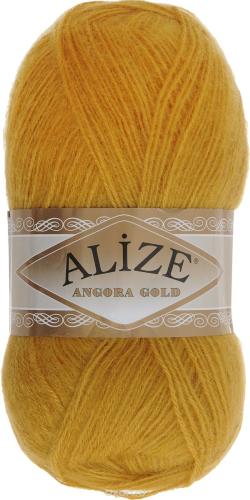 Пряжа для вязания Alize "Angora Gold", цвет: золотой (02), 550 м, 100 г, 5 шт